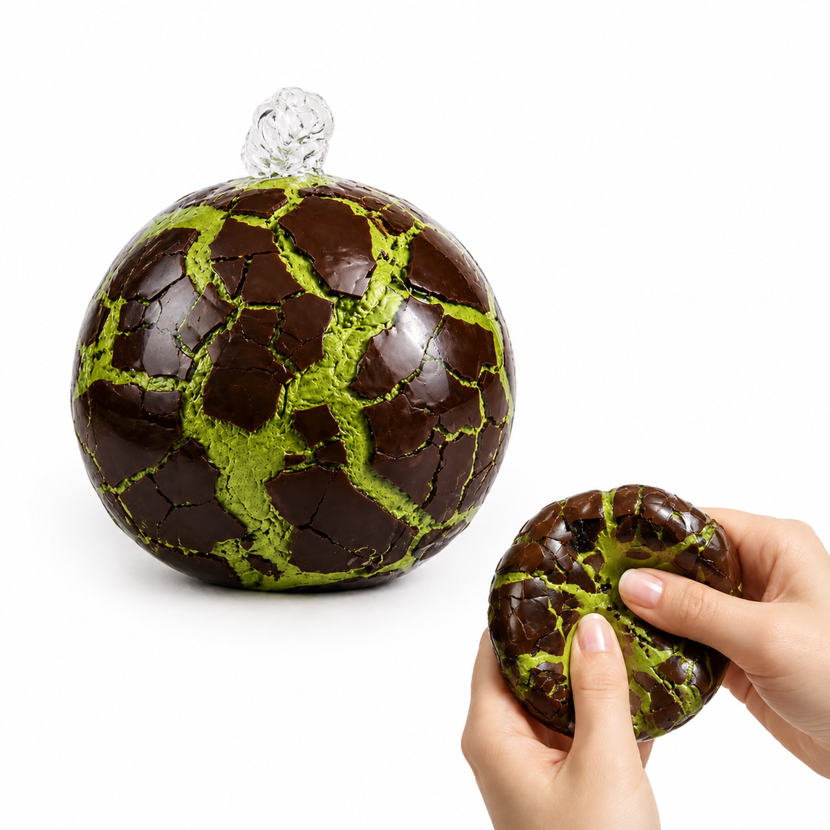 Mint Chocolate Crispy Ball