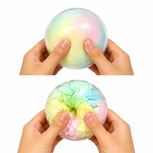 Pastel Coloured Crispy Ball